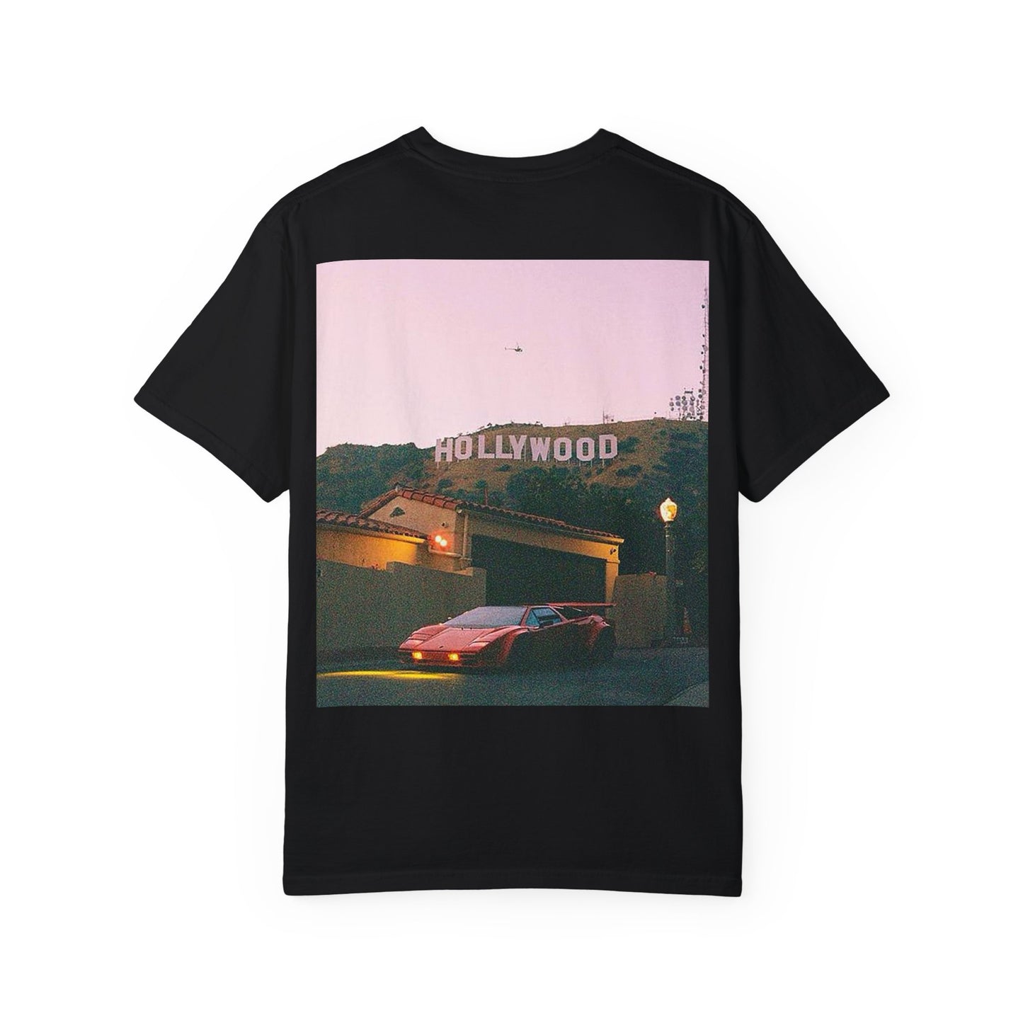 Fast Cars and Hollywood Skyline - Heavyweight T-Shirt