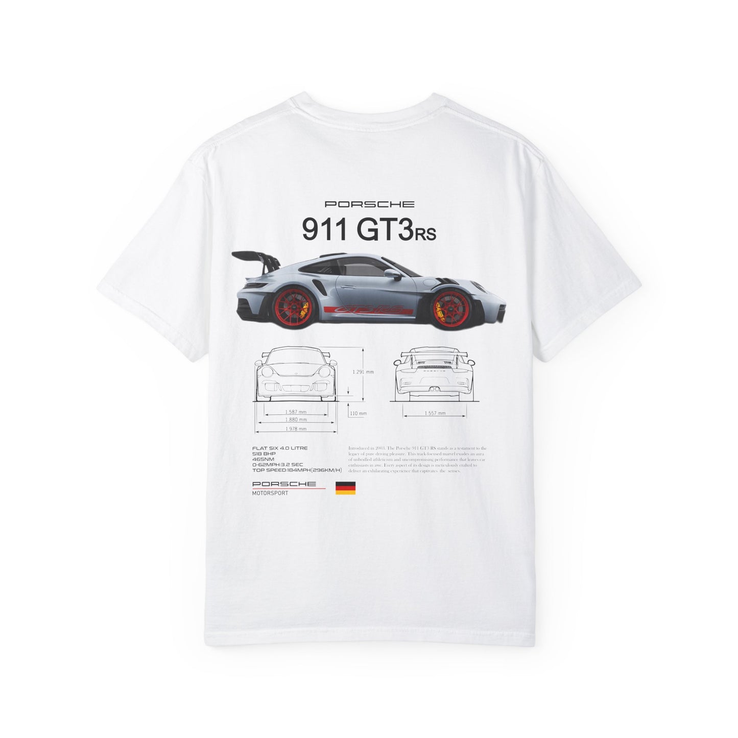 Track Beast - Porsche 911 GT3 RS Iconic Heavyweight T-Shirt